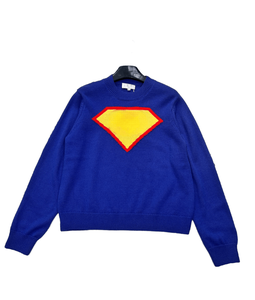 Suéter de punto con cuello redondo y estampado de superhéroes, jersey informal para uso diario y eventos temáticos - Product Image 3