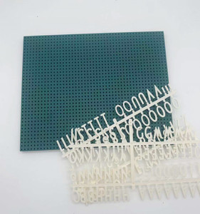 Hot Sale Custom Size Plastic <strong>Peg</strong> <strong>Letter</strong> <strong>Board</strong> - Product Image 1