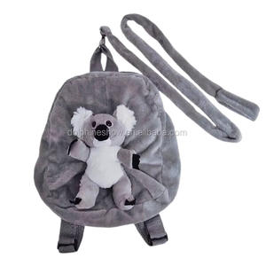 <span class=keywords><strong>Mochila</strong></span> con correa antipérdida para bebé, morral con correa de <span class=keywords><strong>canguro</strong></span> de felpa para niños y estudiantes - Product Image 4