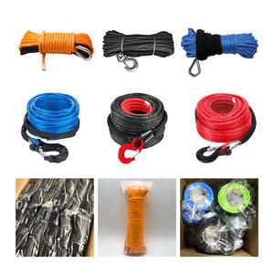 रोड 1/4 इंच 50ft 6 मिमी * 15 मीटर उह्मवापे 12 स्ट्रैंड ब्रेएडेड सिंथेटिक winch रस्सी 12000 एलबीएस क्षमता टो - Product Image 6