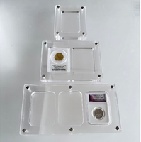 Étui de protection pour pièces de monnaie PCGS NGC à double gradation, en acrylique, avec vis magnétique