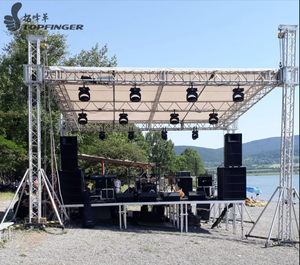 Cadre carré extérieur pour événement/fête Spigot truss 290mm alliage d'aluminium Spigot système d'affichage éclairage extérieur scène Truss - Product Image 1