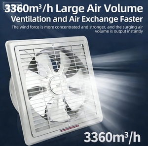 Ventilateur <span class=keywords><strong>extracteur</strong></span> mural industriel et domestique pour cuisine, salle de bain et cabine de <span class=keywords><strong>peinture</strong></span>, avec moteur en cuivre - Product Image 4