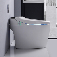 Articles sanitaires intelligents professionnels, toilettes automatiques intelligentes de norme européenne pour salle de bain
