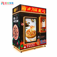 Distributeur automatique de pizzas commercial avec écran tactile, options de paiement multiples, surveillance automatique du stock, personnalisable