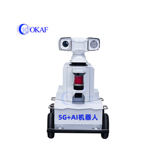 5g ai thông minh tuần tra robot với hệ thống Interphone cho giám sát an ninh - Product Image 1