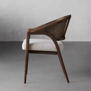 Высококачественный стул из натурального ротанга из цельного дерева, обеденные стулья для столовой, ресторана, кафе - Product Image 3