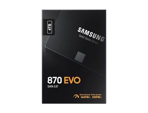 Ổ cứng thể rắn 870 EVO 4TB <span class=keywords><strong>SSD</strong></span> <span class=keywords><strong>2</strong></span>.<span class=keywords><strong>5</strong></span> inch <span class=keywords><strong>SATA</strong></span> III V-NAND <span class=keywords><strong>SSD</strong></span> MZ-77E4T0BW - Product Image 3