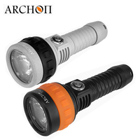 Lampe de plongée étanche rechargeable ARCHON DT48, lumière LED sous-marine 300M de profondeur, batterie 7000mAh, 4500 lumens