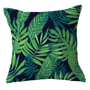 Home Decor <strong>Floral</strong> Tropical Leaf Cactus Monstera Patterned Printing Cushion Cover Polyester Throw <strong>Pillowcase</strong> - Product Image 5