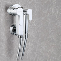 Ensemble de douche hygiénique chromé avec mitigeur |   Montage mural |   THS Thermostyle