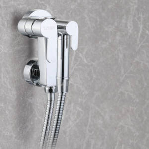 Ensemble de douche hygiénique chromé avec mitigeur |   Montage mural |   THS Thermostyle - Product Image 3