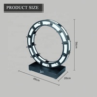 Support de Présentation Lumineux Personnalisé avec Logo pour Verres à Shot LED 24 Trous en Forme de Grande Roue – Idéal pour Bars, Clubs, Fêtes et Services VIP