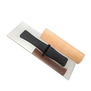 Espátula de Acero al Carbono para Concreto y Masilla con Mango de Madera para Albañilería, Venta al por Mayor - Product Image 1