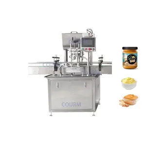 High viscosity jam yogurt cream tomato condensed milk and other thick paste high speed automatic double head filling machine