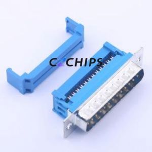 X0825WT7BL1 D-Sub/VGA Connector Connector ( Connector Type: Standard D-Sub )( Gender: Male )( Total Number of PINs: 25P ) - Product Image 1