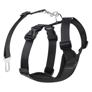 Sangle réglable véhicule sécurité pet gilet de voiture <span class=keywords><strong>chien</strong></span> ceinture harnais avec boucle clip - Product Image 1