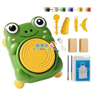 Juguete <span class=keywords><strong>de</strong></span> Rueda <span class=keywords><strong>de</strong></span> Cerámica <span class=keywords><strong>de</strong></span> Plástico EPT Frog, Kit <span class=keywords><strong>de</strong></span> Pintura DIY <span class=keywords><strong>para</strong></span> Manualidades con Arcilla <span class=keywords><strong>para</strong></span> Niñas <span class=keywords><strong>de</strong></span> 5 a 7 Años - Product Image 2