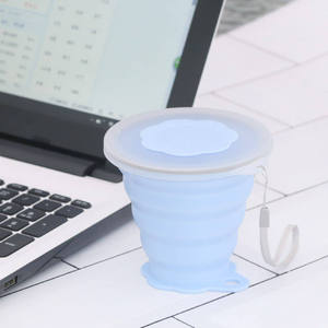 Foldable Coffee Cup Silicone Cup Eco-Friendly Silicone 150ml/350ml <b>Drinkware</b> Reusable & Portable Outdoor Buckle - Product Image 3