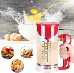 Distributeur <span class=keywords><strong>de</strong></span> pâte à crêpes Beeman, mélangeur <span class=keywords><strong>de</strong></span> pâte à cupcakes électrique sans fil, machine à gaufres alimentée par batterie pour cupcakes - Product Image 5