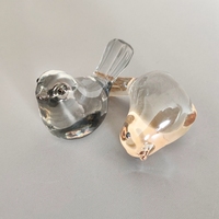 Honneur de cristal fait à la main en verre cristal oiseau Figurine pour la décoration intérieure Figurines à collectionner cadeau pour l'anniversaire de la saint-valentin