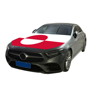 Housse de capot de voiture personnalisée avec drapeau du Groenland, 120x150cm, <span class=keywords><strong>en</strong></span> Spandex, protection moteur, vente <span class=keywords><strong>en</strong></span> gros, décoration pour la Journée Nationale, résistante au froid - Product Image 5