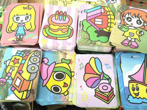 Zand Schilderij Tekening Kaart Speelgoed Coloring Diy Ambachten Leren Tempera Schilderen Speelgoed Voor Kids - Product Image 5