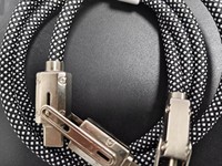 Câble de charge rapide 3A rotatif 4-en-1 avec coudière tressée en nylon pour iPhone, Android et ordinateur