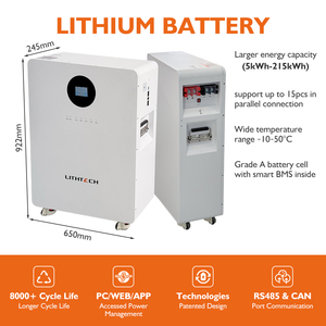 48V 100AH 200AH <span class=keywords><strong>Lithium</strong></span>-Ionen-Akku Wand montierter Li-Ionen-Akku mit hoher Kapazität - Product Image 6