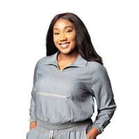 Uniforme médical unisexe de haute qualité, résistant aux plis, respirant, confortable, pour toutes les saisons, manches longues, blouses médicales