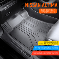 Tapis de sol de voiture en TPE sur mesure pour Nissan Altima 2019-2025, entièrement enveloppants, sans odeur, antidérapants, accessoires intérieurs de voiture