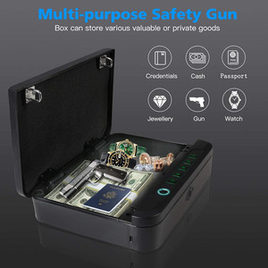 HFSecurity Best Seller Caja fuerte digital electrónica para depósitos con pantalla LCD Caja fuerte comercial para <span class=keywords><strong>armas</strong></span> HP400 - Product Image 4