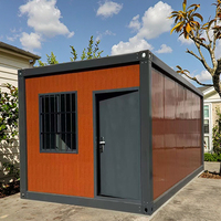 Maison conteneur mobile modulaire préfabriquée, villa hôtel solaire, panneau sandwich en acier respirant, rectangulaire, moderne, standard