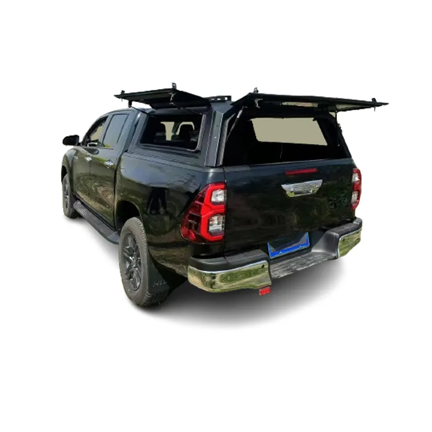 Pick-up posteriore hard top cover posteriore in acciaio materiale tettoia Topper per TOYOTA HILUX REVO ROCCO