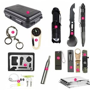 Kit di Pronto Soccorso e Set di Attrezzi Multifunzione per Sopravvivenza all'Aperto, Campeggio e Viaggi TS10 - Product Image 2
