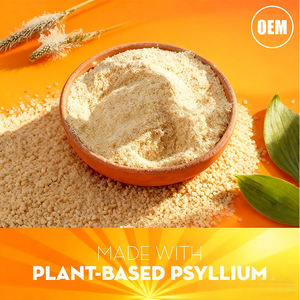 Suplemento de fibra para la salud intestinal con sabor <span class=keywords><strong>a</strong></span> naranja en polvo de psyllium puro Premium para adultos con dietas <span class=keywords><strong>Keto</strong></span>/veganas - Product Image 3