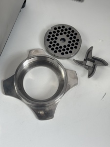 Máy xay thịt công nghiệp 850W, 120kg/h, thép không gỉ, nhỏ gọn, tốc độ cao, tình trạng mới, máy xay thịt cho người làm thịt - Product Image 5