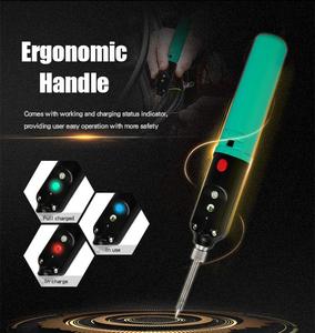 Pro'sKit saldatore Wireless SI-B166 USB ricaricabile a calore rapido Max <span class=keywords><strong>500C</strong></span> con supporto e punta di saldatura per la riparazione del telefono - Product Image 4