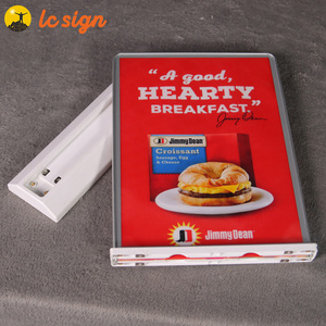 Caja de luz delgada de pie con energía solar Australia Real Estate Sign Custom Led ultra Slim Light Box - Product Image 6