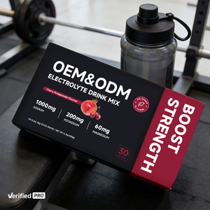 อาหารเสริมโภชนาการสำหรับนักกีฬาวีแกน - ผงเครื่องดื่มสมุนไพรเพิ่มพลังงาน, ซองอิเล็กโทรไลต์คีโต, แบรนด์ส่วนตัว - Product Image 1