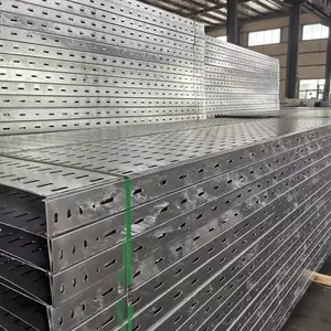 Factory Made Various Sizes Pre-galvanized Perforated Aluminum Steel Cable Tray