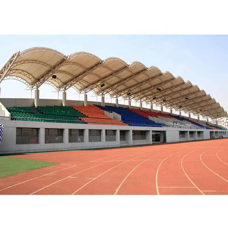 Prefab Voetbal Stadion Voetbal Luifel Stalen Structuur Bouw Space Frame Dak Voetbalstadion