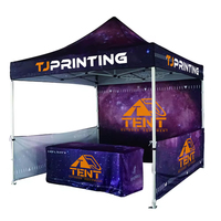 Tente Pop-up Personnalisée avec Impression Artistique Vive, Certificat de Test Incendie, Structure Robuste, Sac de Rangement Oxford, Entrepôt TongJie US AU