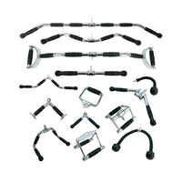 Accessoires de musculation Coosport Fitness en acier pour traction latérale, système de poulie de levage, machine à double câble, barre de traction pour triceps, plusieurs tailles
