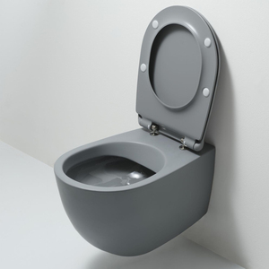 Inodoro suspendido moderno con bidé oculto, tanque de agua empotrado, cerámica sanitaria hidráulica con descarga giratoria - Product Image 2