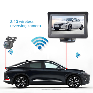 Vista trasera de coche inalámbrica HD visión nocturna IP68 cámara de respaldo impermeable para coche <span class=keywords><strong>Monitor</strong></span> de coche de 4,3 pulgadas - Product Image 1