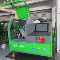 Banco de pruebas de inyectores Common Rail CRS-206C, comprobador de inyectores de combustible, comprobador de inyectores piezoeléctricos, comprobador de inyectores CRS206