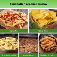 Écorces de porc à l'ail frit Machine à frire le poulet complet Système de filtre de friteuse électrique à gaz commercial