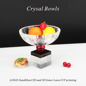 Jarrón de Cristal Rosa Madison de Hitop, Diseño Moderno, Plato para Frutos Secos/Pastel/Postre, Decoración de Mesa para Sala de Estar y Cocina - Product Image 5