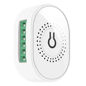 16A No Neutral 1/2 Gang Wire 2 Way Control Tuya Smart Light Mini Module ZigBee Switch For Alexa Google Home